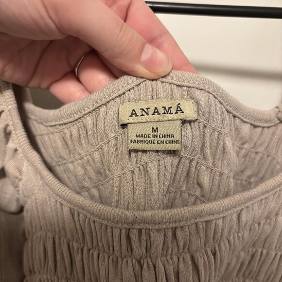 Women’s Anama Ruched Ruffle Blouse Size M - Picture 5 of 6